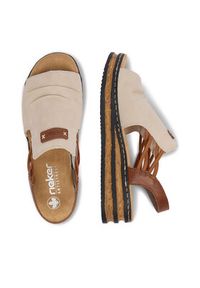 Rieker Sandały CEO-62962-60 Beżowy. Kolor: beżowy. Materiał: skóra #8