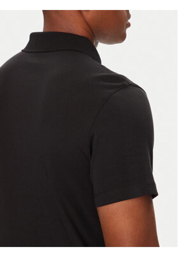 Calvin Klein Polo Supima LV04LB276G Czarny Regular Fit. Typ kołnierza: polo. Kolor: czarny. Materiał: bawełna