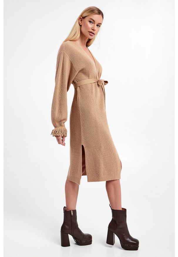 Twinset Milano - Kardigan damski z wełną TWINSET. Materiał: wełna