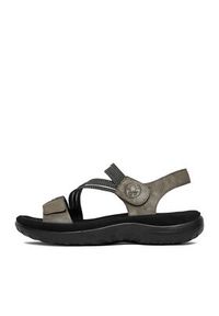 Rieker Sandały CEO-64870-42 Szary. Kolor: szary. Materiał: skóra #4
