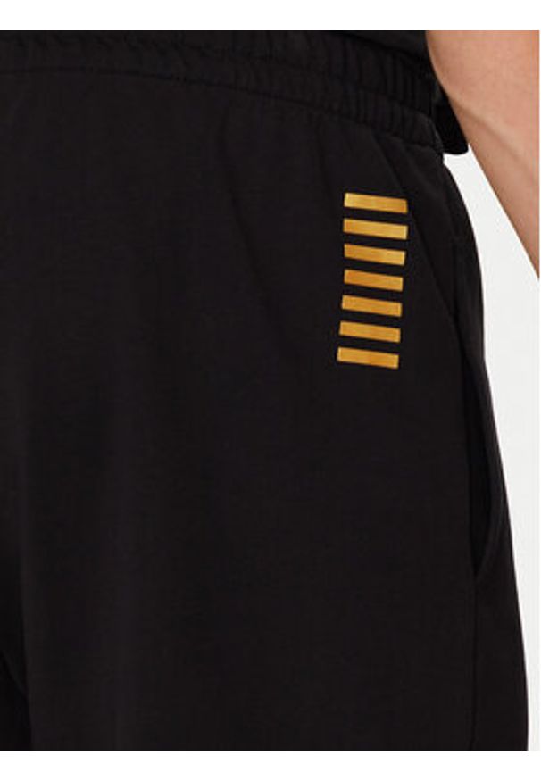 EA7 Emporio Armani Szorty sportowe 8NPS65 PJVRZ 0208 Czarny Regular Fit. Kolor: czarny. Materiał: bawełna. Styl: sportowy