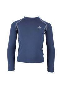 PEAK MOUNTAIN - Koszulka dla dzieci Peak Mountain 1ère peau. Kolor: wielokolorowy, niebieski, szary. Długość rękawa: długi rękaw #1