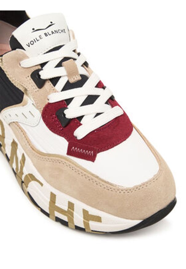 Voile Blanche Sneakersy Club 105. 2017475-22 Beżowy. Kolor: beżowy. Materiał: skóra, zamsz