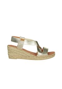 Sandały Toni Pons Tura-RC Platinum 204008, Złoty, Skóra naturalna - 38. Kolor: złoty. Materiał: skóra. Sezon: lato. Styl: wakacyjny #1