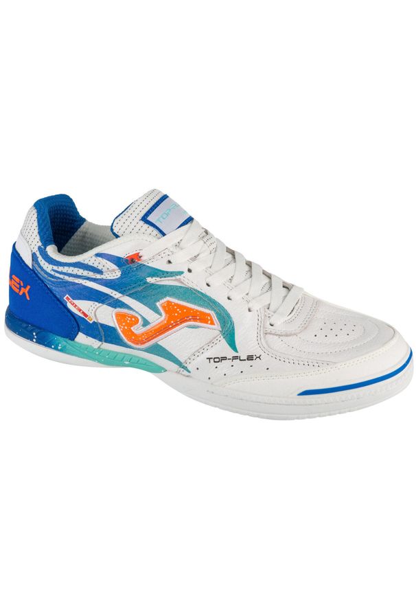 Joma - Buty halowe do piłki nożnej męskie, Top Flex 25 TOPS IN. Kolor: biały. Sport: piłka nożna