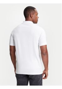 Karl Lagerfeld - KARL LAGERFELD Polo 745022 553231 Biały Regular Fit. Typ kołnierza: polo. Kolor: biały. Materiał: bawełna
