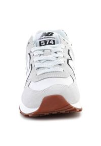 Buty New Balance W WL574XW2 białe. Okazja: na co dzień. Zapięcie: sznurówki. Kolor: biały. Materiał: skóra, guma. Szerokość cholewki: normalna. Model: New Balance 574 #4