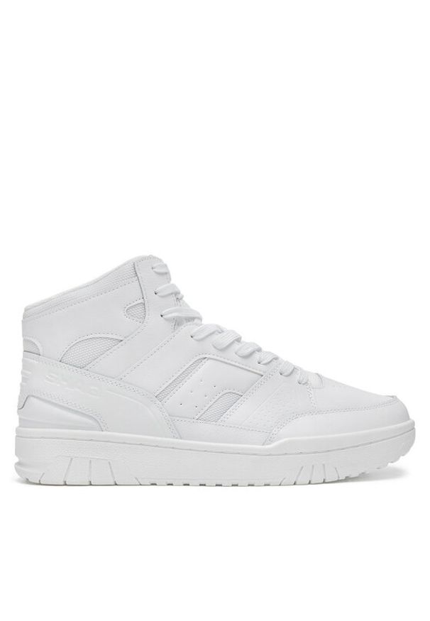 Shaq Sneakersy BREAKER MID AQ95013M-W Biały. Kolor: biały. Materiał: skóra