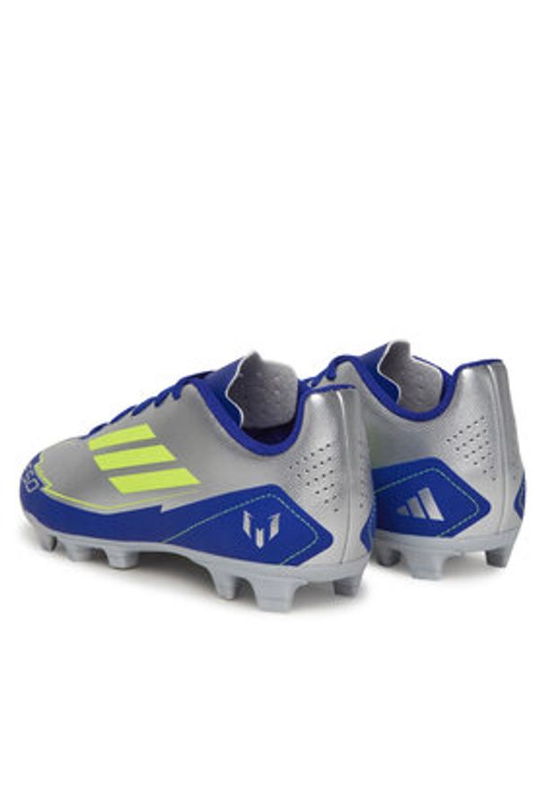 Adidas - adidas Buty do piłki nożnej F50 Club Messi Firm/Multi-Ground IH0926 Szary. Kolor: szary. Materiał: skóra