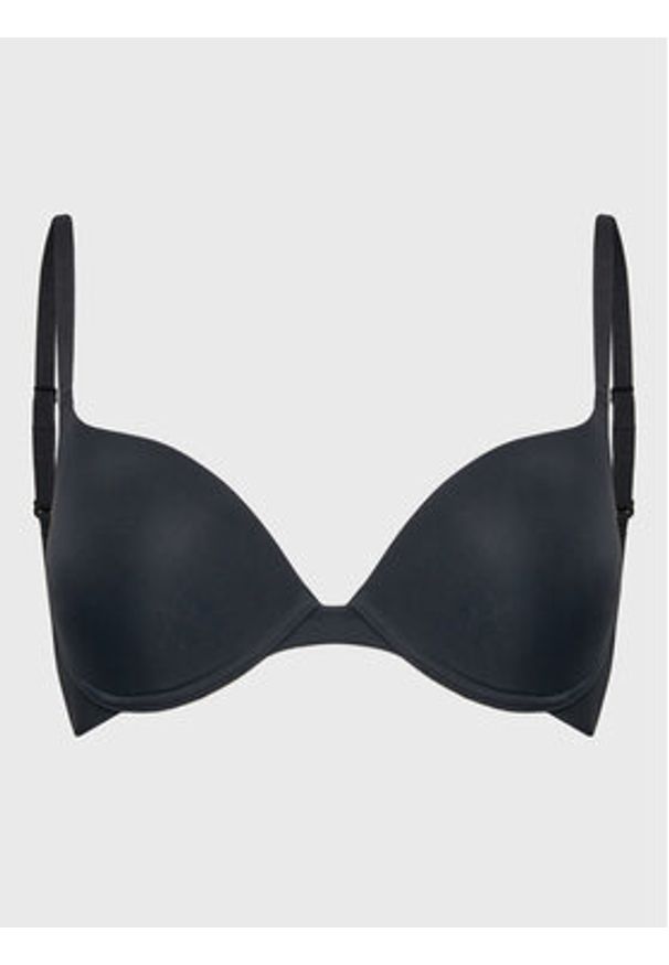 Wonderbra Biustonosz push-up WB009443 Czarny. Kolor: czarny. Materiał: syntetyk. Rodzaj stanika: push-up