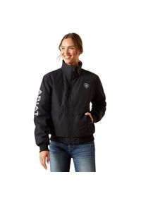 Damska kurtka jeździecka zapinana na zamek Ariat Stable 2.0 Insulated. Kolor: czarny. Sezon: zima. Sport: jeździectwo #1