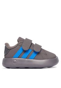 Adidas - Sneakersy adidas. Kolor: szary. Wzór: motyw z bajki #1
