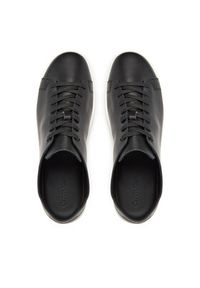 Calvin Klein Sneakersy Low Top Lace Up Unlined Lth HM0HM01885 Czarny. Kolor: czarny. Materiał: skóra