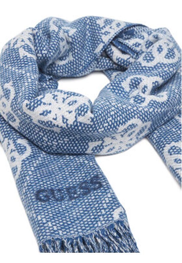 Guess Szalik AM9562POL03 Błękitny. Kolor: niebieski. Materiał: poliester
