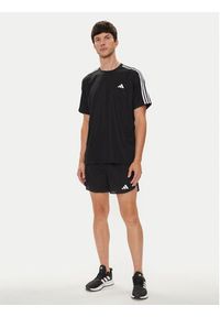 Adidas - adidas Koszulka techniczna Train Essentials 3-Stripes IB8150 Czarny Regular Fit. Kolor: czarny. Materiał: syntetyk #3