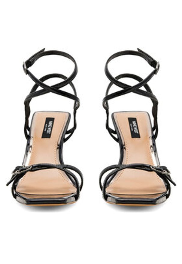 Nine West Sandały ZL23014CC Czarny. Kolor: czarny. Materiał: syntetyk
