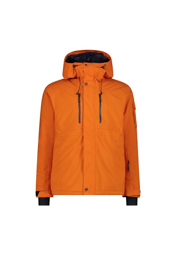 Kurtka męska narciarska męska CMP 34W3917. Kolor: czarny, wielokolorowy, pomarańczowy. Sezon: zima. Sport: narciarstwo