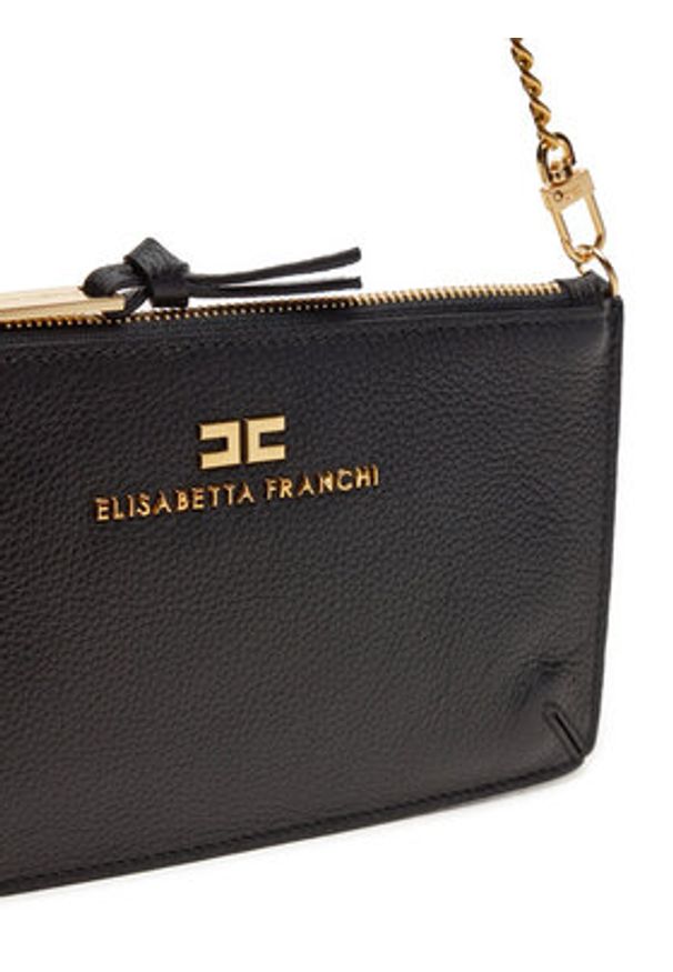 Elisabetta Franchi Torebka BS-66N-47E2-V400 Czarny. Kolor: czarny. Materiał: skórzane
