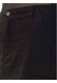 only - ONLY Spódnica mini Malfy-Caro 15310982 Czarny Regular Fit. Kolor: czarny. Materiał: len #4