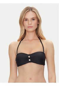 JOOP! Góra od bikini 10224438 Czarny. Kolor: czarny. Materiał: syntetyk