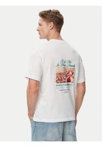 Jack & Jones T-Shirt Cassis Photo Back 12295050 Biały Relaxed Fit. Kolor: biały. Materiał: bawełna #1