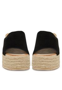 DeeZee Espadryle LE601-113 Czarny. Kolor: czarny. Materiał: materiał #8