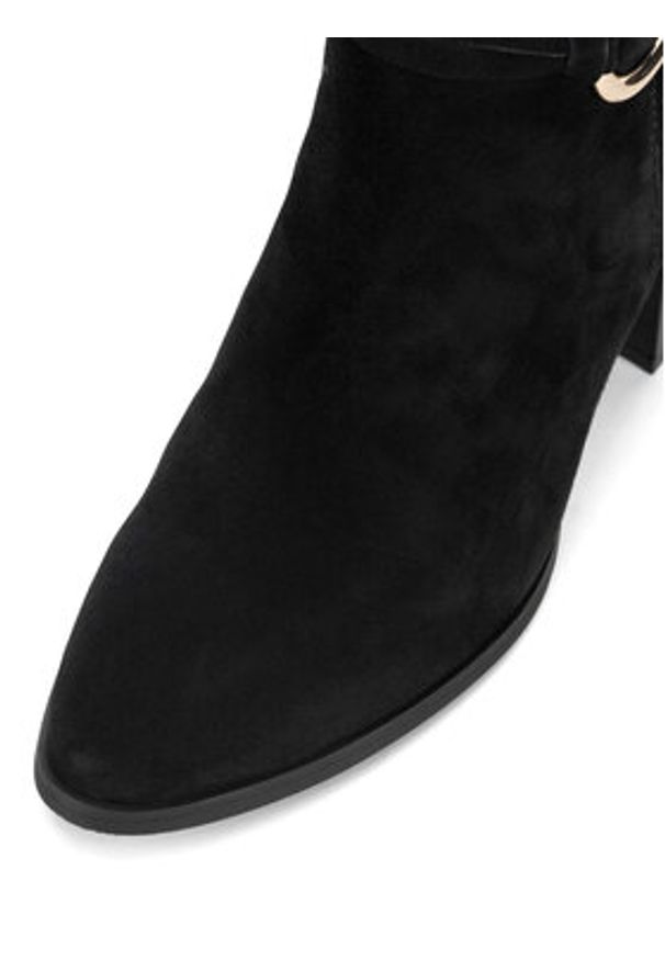 Lasocki Botki WYL3957-9Z Czarny. Kolor: czarny. Materiał: skóra, zamsz