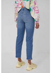 GAP jeansy Cheeky damskie high waist. Stan: podwyższony. Kolor: niebieski