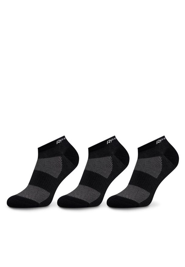 Reebok Zestaw 3 par niskich skarpet unisex Te Low Cut Sock 3P GH0408 Czarny. Kolor: czarny. Materiał: materiał
