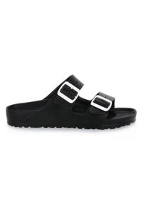 Klapki damskie Birkenstock Arizona Eva Calz S. Kolor: czarny. Materiał: guma, syntetyk, materiał
