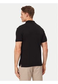 Calvin Klein Polo LV04LE255G Czarny Slim Fit. Typ kołnierza: polo. Kolor: czarny. Materiał: bawełna #2