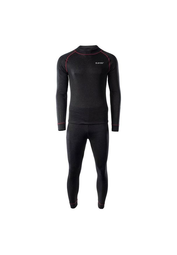 Hi-tec - Odzież Termiczna Zestaw Damska Sorin. Kolor: czarny, różowy, czerwony, wielokolorowy. Długość rękawa: długi rękaw