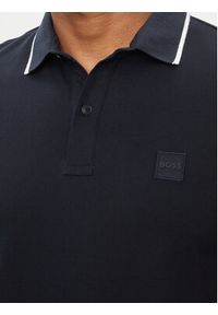 BOSS - Boss Polo Passertip 50507699 Granatowy Slim Fit. Typ kołnierza: polo. Kolor: niebieski. Materiał: bawełna #5