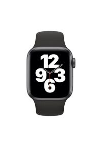 APPLE Watch SE 40mm (Gwiezdna szarość z opaską sportową w kolorze czarnym). Rodzaj zegarka: smartwatch. Kolor: czarny. Styl: sportowy #2