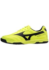 Buty piłkarskie męskie Mizuno Morelia Sala Classic IN. Zapięcie: sznurówki. Kolor: żółty. Materiał: materiał, syntetyk. Szerokość cholewki: normalna. Sport: piłka nożna #1