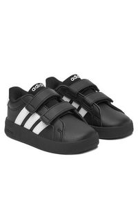 Adidas - adidas Sneakersy Grand Court 3.0 KJ4371 Czarny. Kolor: czarny. Materiał: skóra #2