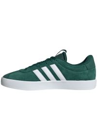 Adidas - Buty adidas Vl Court 3.0 M ID6284 zielone. Okazja: na co dzień. Zapięcie: sznurówki. Kolor: zielony. Materiał: materiał, syntetyk, skóra, guma. Szerokość cholewki: normalna #8