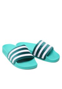 Adidas - adidas Klapki adilette W GX3371 Zielony. Kolor: zielony. Materiał: materiał #7