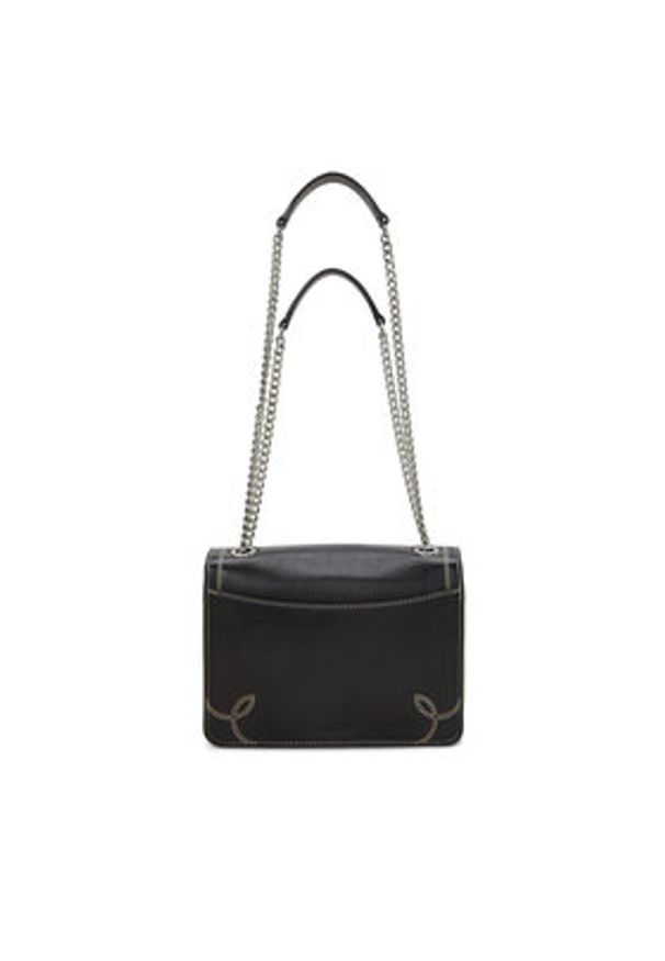 Lauren Ralph Lauren - LAUREN RALPH LAUREN Torebka 431941819001 Czarny. Kolor: czarny. Materiał: skórzane