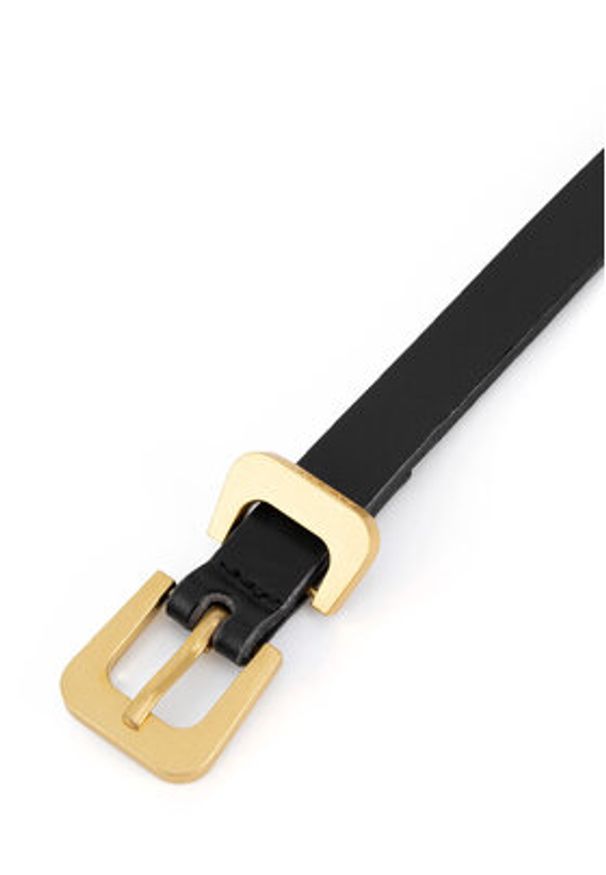 Gino Rossi Pasek Damski BLYL24003-3 Czarny. Kolor: czarny. Materiał: skóra