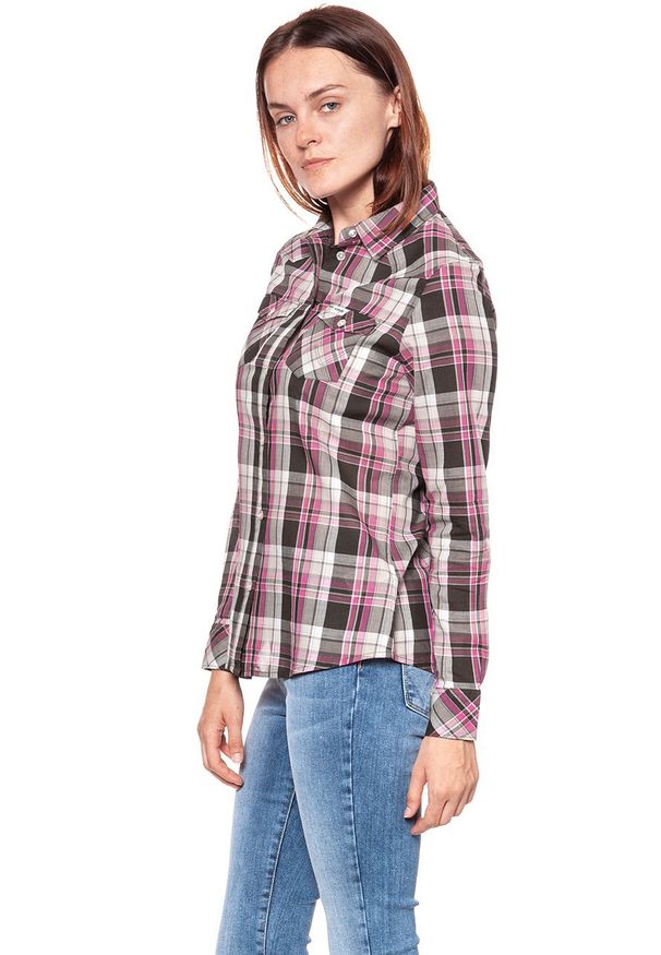 Wrangler - KOSZULA WRANGLER CHECK SHIRT ROSIN GREEN W5240LUWY 112129352