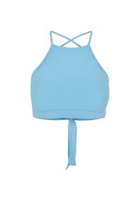 Urban Classics - Trójkątny Top Dla Pań I Panów. Kolor: niebieski. Sport: turystyka piesza #1