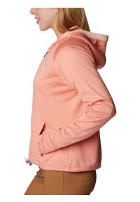 columbia - Bluza damska Columbia Boundless Trek Grid Fleece Hoodie. Kolor: różowy