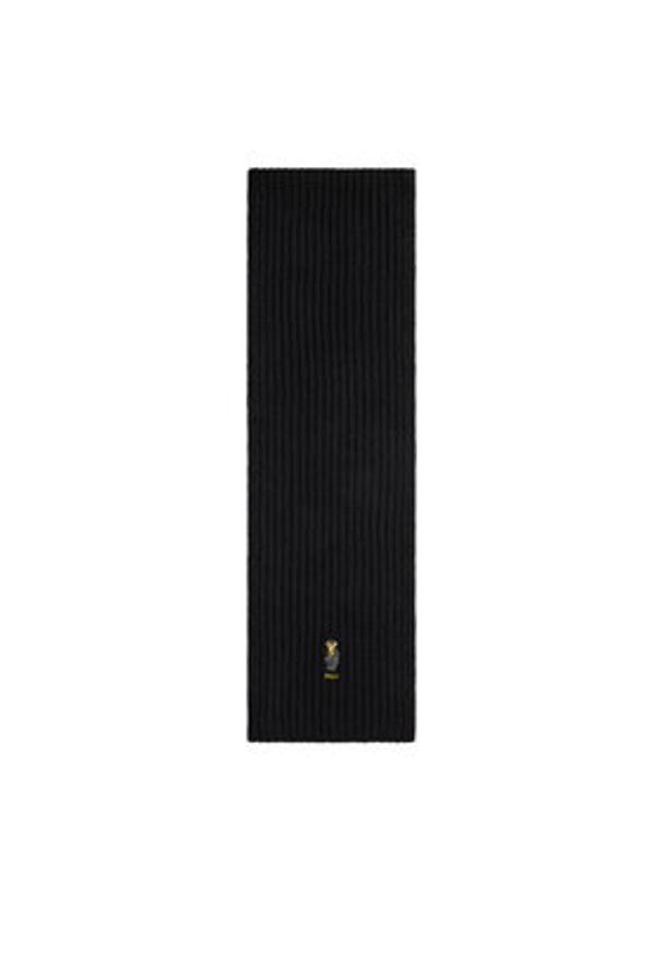 Polo Ralph Lauren Szalik 455P04660001 Czarny. Kolor: czarny. Materiał: materiał, wełna