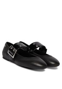 Karl Lagerfeld - KARL LAGERFELD Baleriny Karo KL40126 Czarny. Kolor: czarny. Materiał: skóra #3