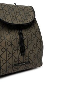 Calvin Klein Plecak Emblem Aop Jacquard Backpack LV04F3536G Brązowy. Kolor: brązowy. Materiał: materiał #3