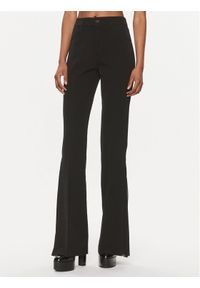 Liu Jo Spodnie materiałowe WA4068 T7896 Czarny Wide Leg. Kolor: czarny. Materiał: materiał, syntetyk