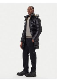 Blauer Kurtka puchowa 25WBLUK03147 Czarny Regular Fit. Kolor: czarny. Materiał: syntetyk #6