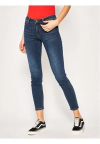 Lee Jeansy Skinny Fit Scarlett L526DUIY Granatowy Skinny Fit. Kolor: niebieski. Materiał: jeans
