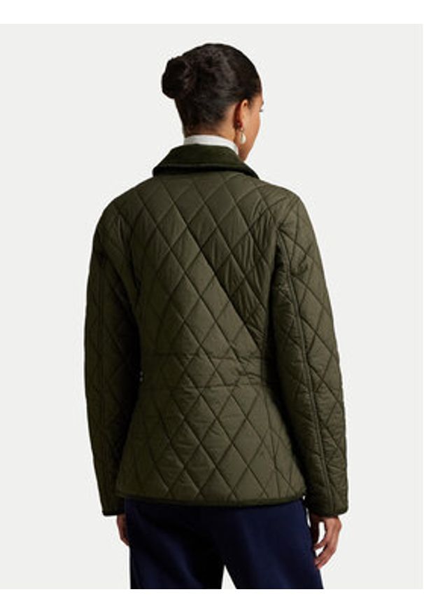 Polo Ralph Lauren Kurtka przejściowa 211965336001 Zielony Straight Fit. Typ kołnierza: polo. Kolor: zielony. Materiał: syntetyk